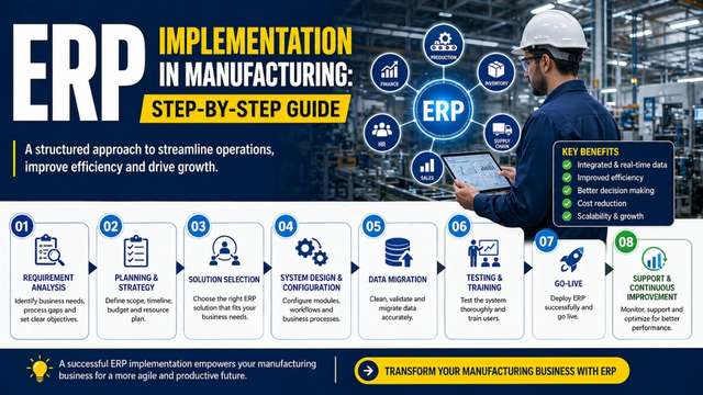ERP Implementation in Manufacturing: Step-by-Step Guide