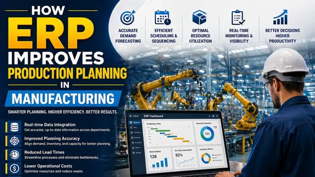 How ERP Improves Production Planning in Manufacturing